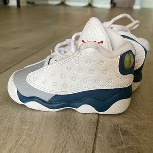 Nike Air Jordan 13 Retro TD French Blue White toddler shoes DJ3004-164 Size 4C